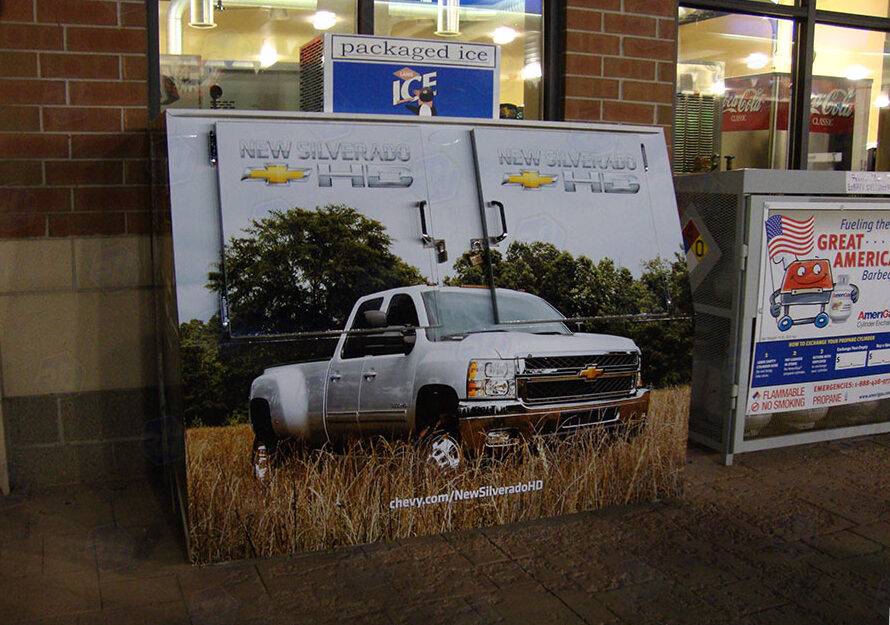 rage wraps ragewraps gallery vinyl vehicle wrap 3m avery gas station ice box wraps 09