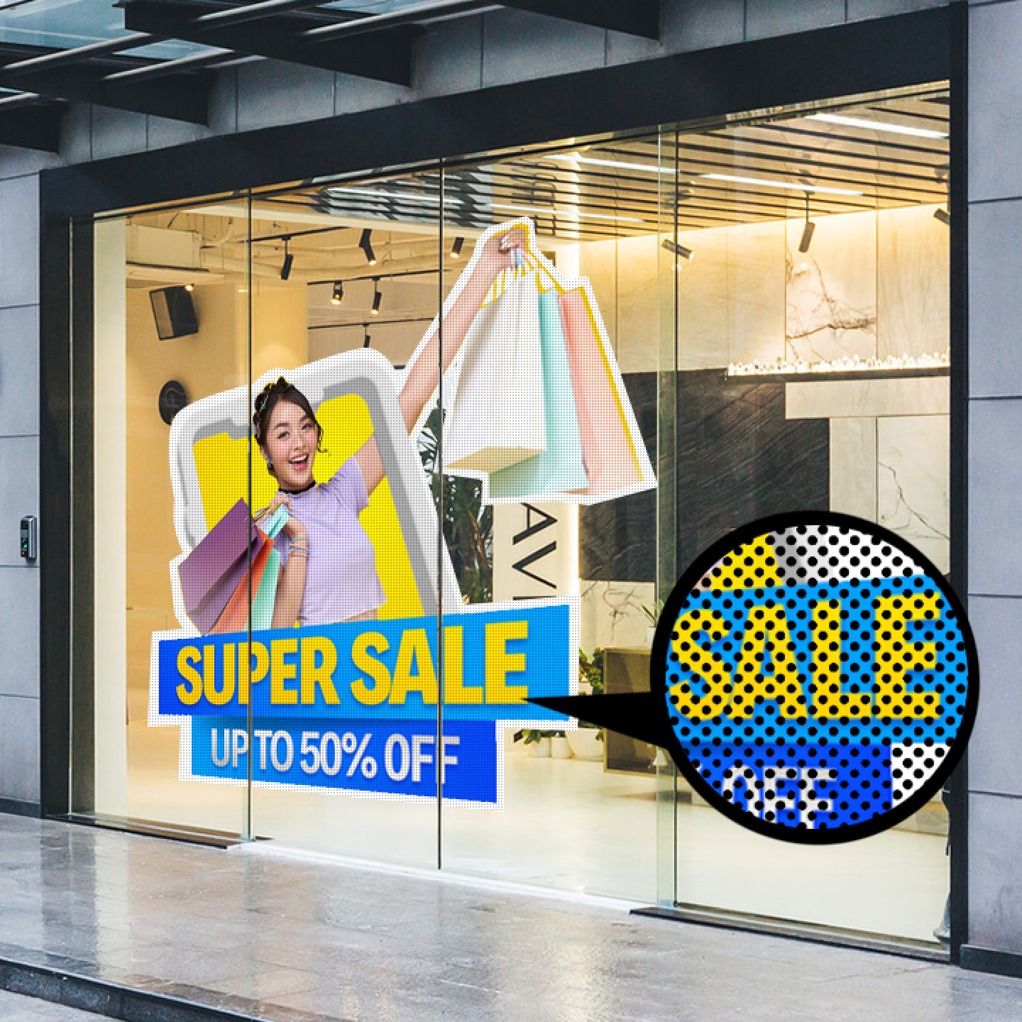 Perforated wondow Vynil