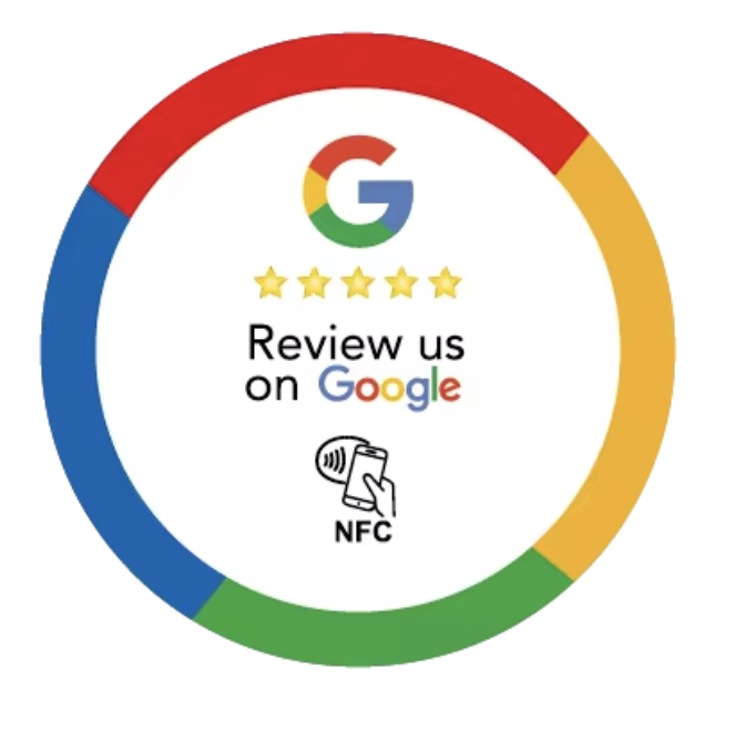 (x4) Google Google Review NFC Sticker Increase Your Reviews Google Tap To Review Cards NFC Tag - Image 4
